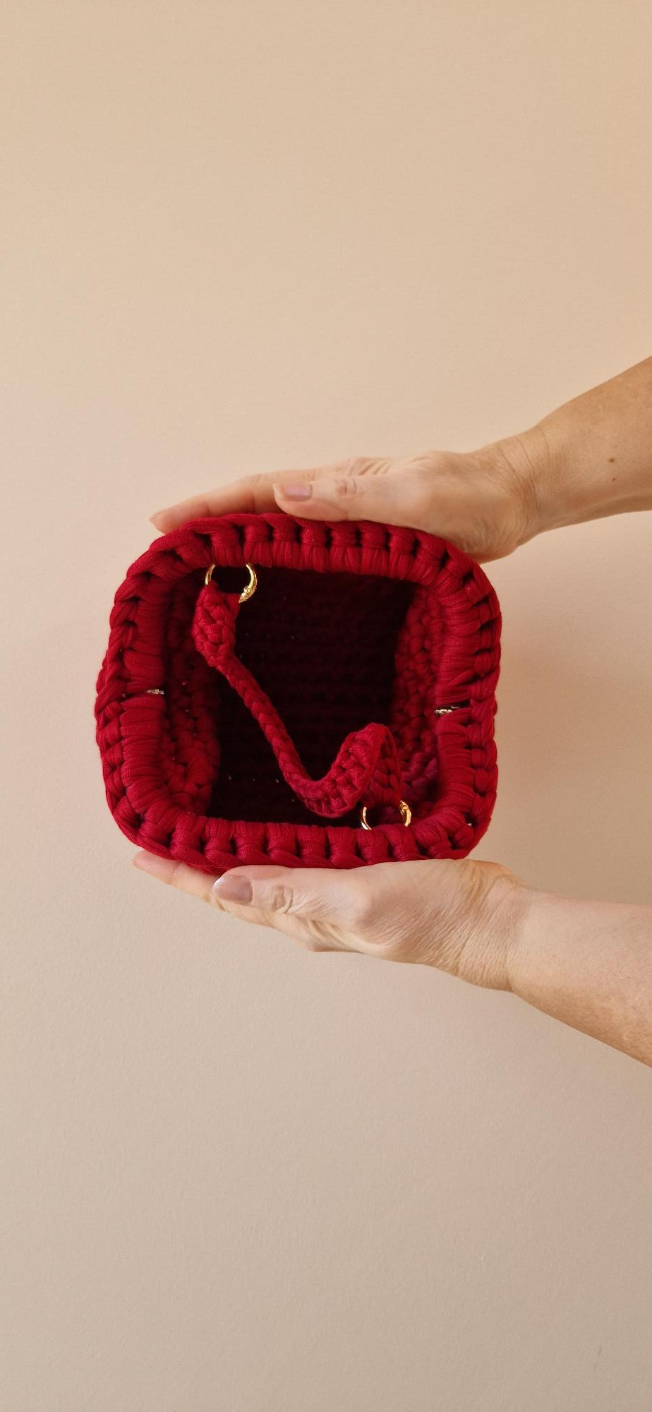 Bimba Small Clutch Bag - Wine Red