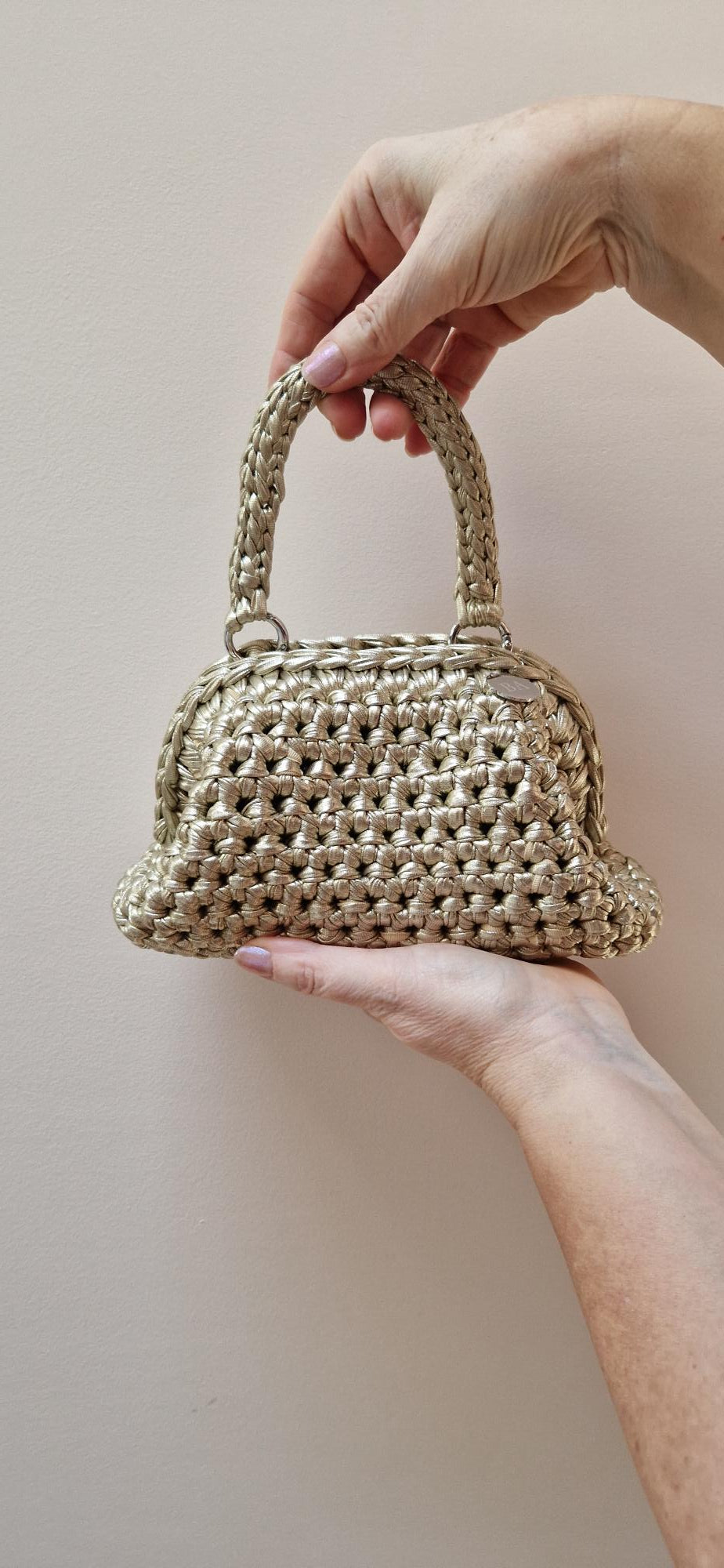 Bimba Small Clutch Bag - Champagne