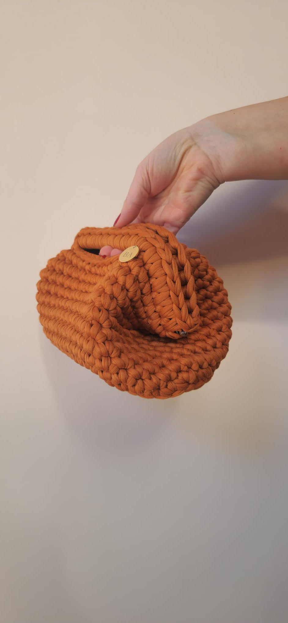 Bimba Medium Clutch Bag - Pumpkin