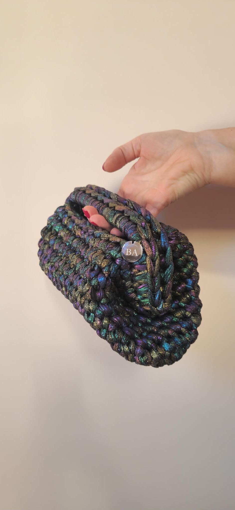 Bimba Medium Clutch Bag - Sparkling Black