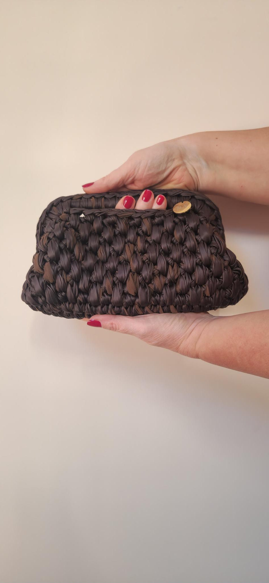 Bimba Medium Clutch Bag - Brown