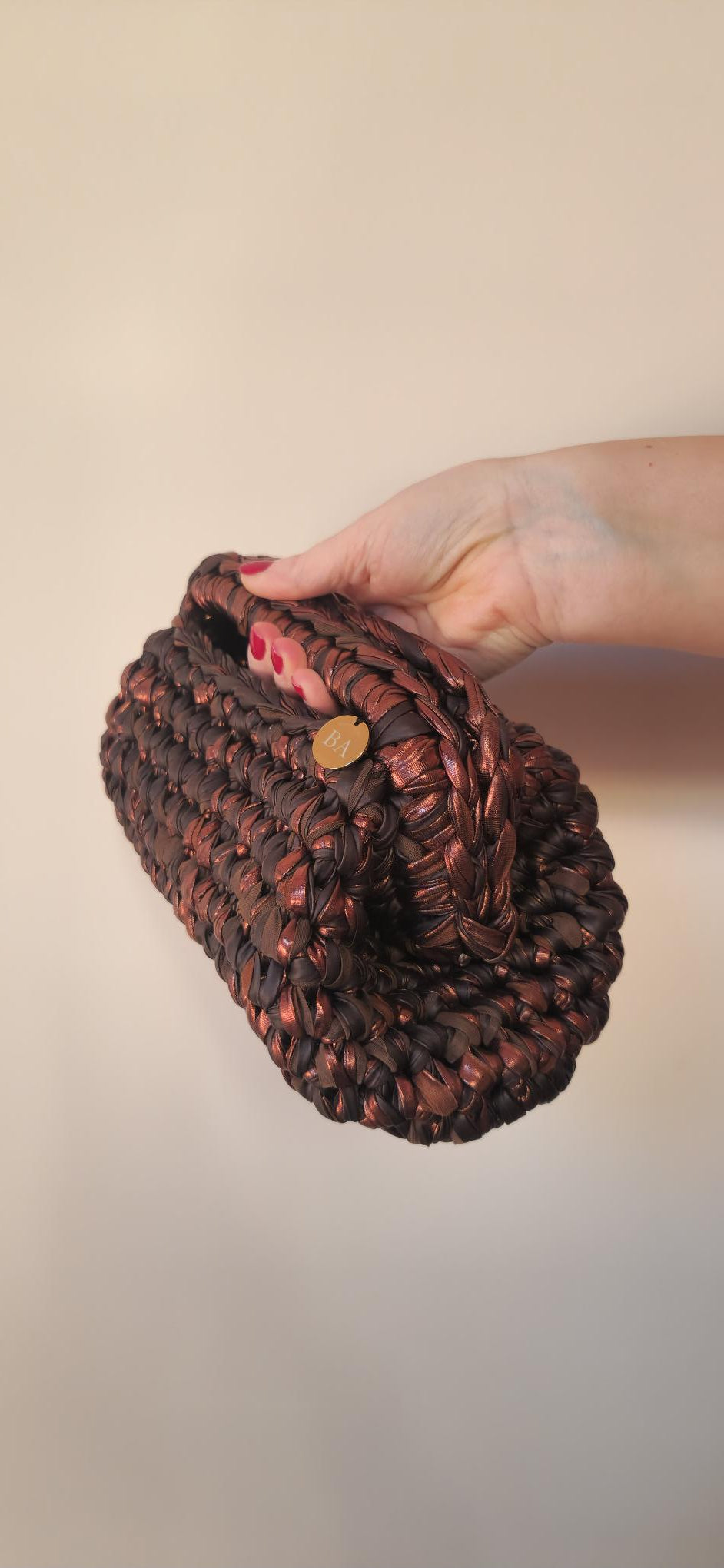 Bimba Medium Clutch Bag - Brown