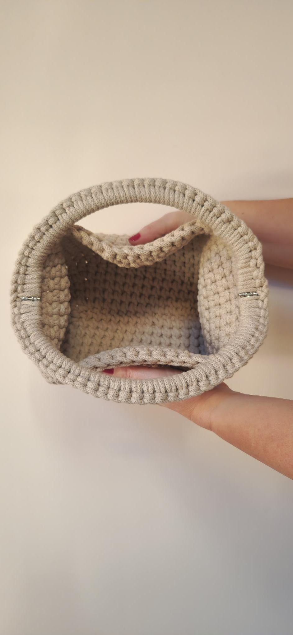 Arabella Large Clutch Bag - Warm Cream