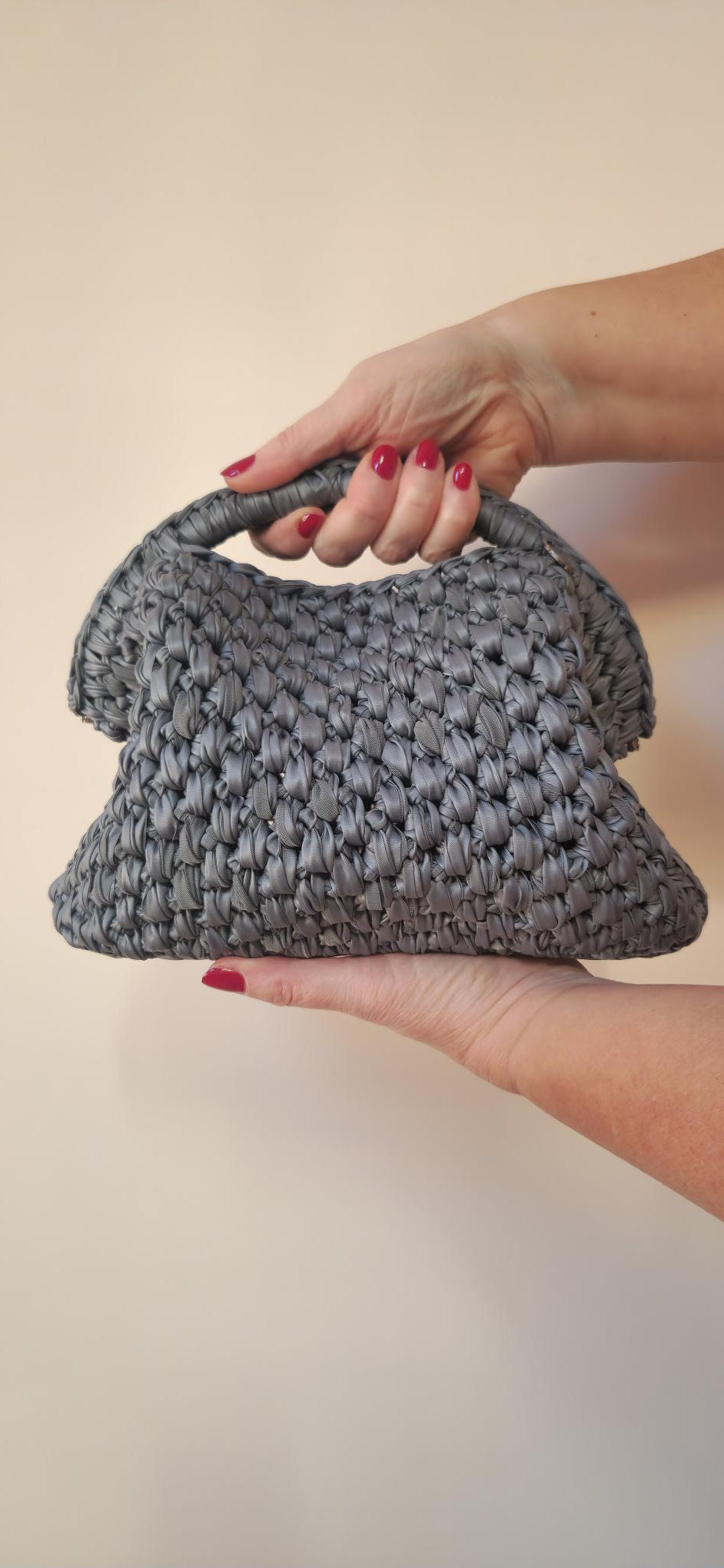 Arabella Large Clutch Bag - Gray