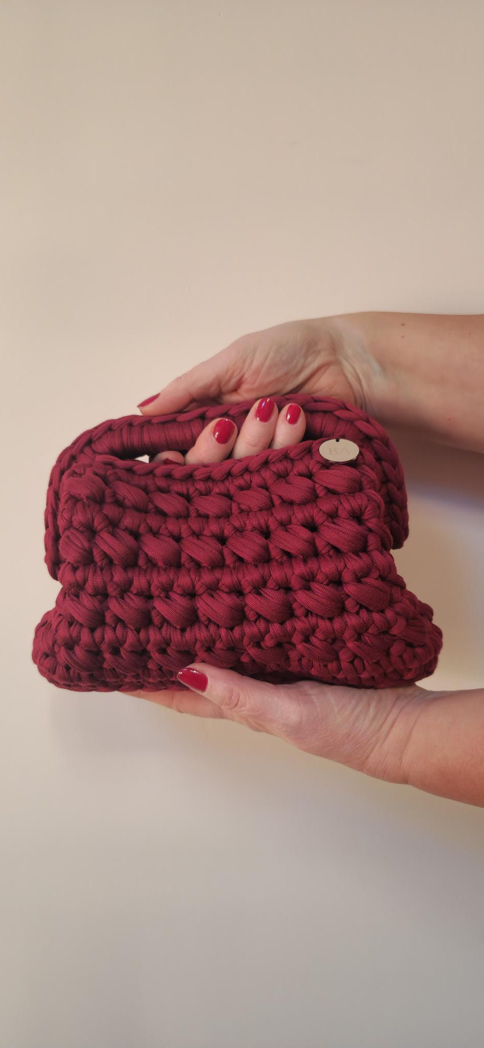 Bimba Medium Clutch Bag - Burgundy