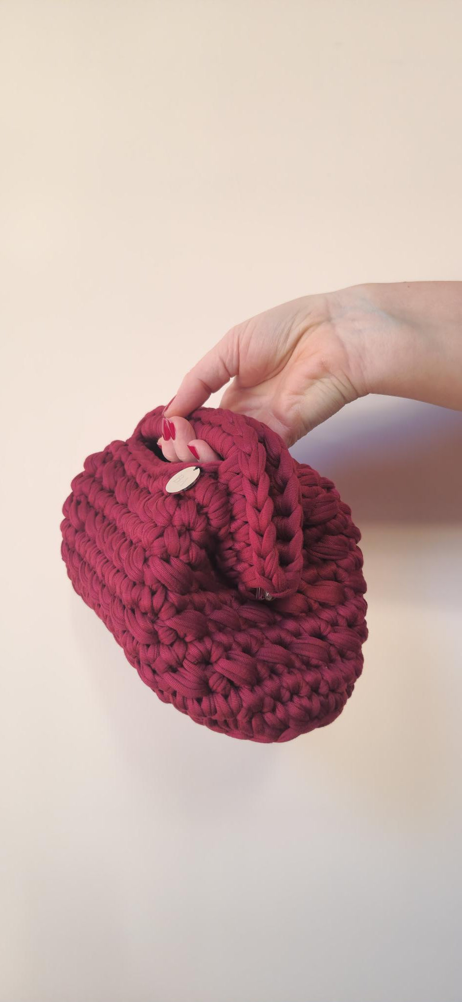 Bimba Medium Clutch Bag - Burgundy