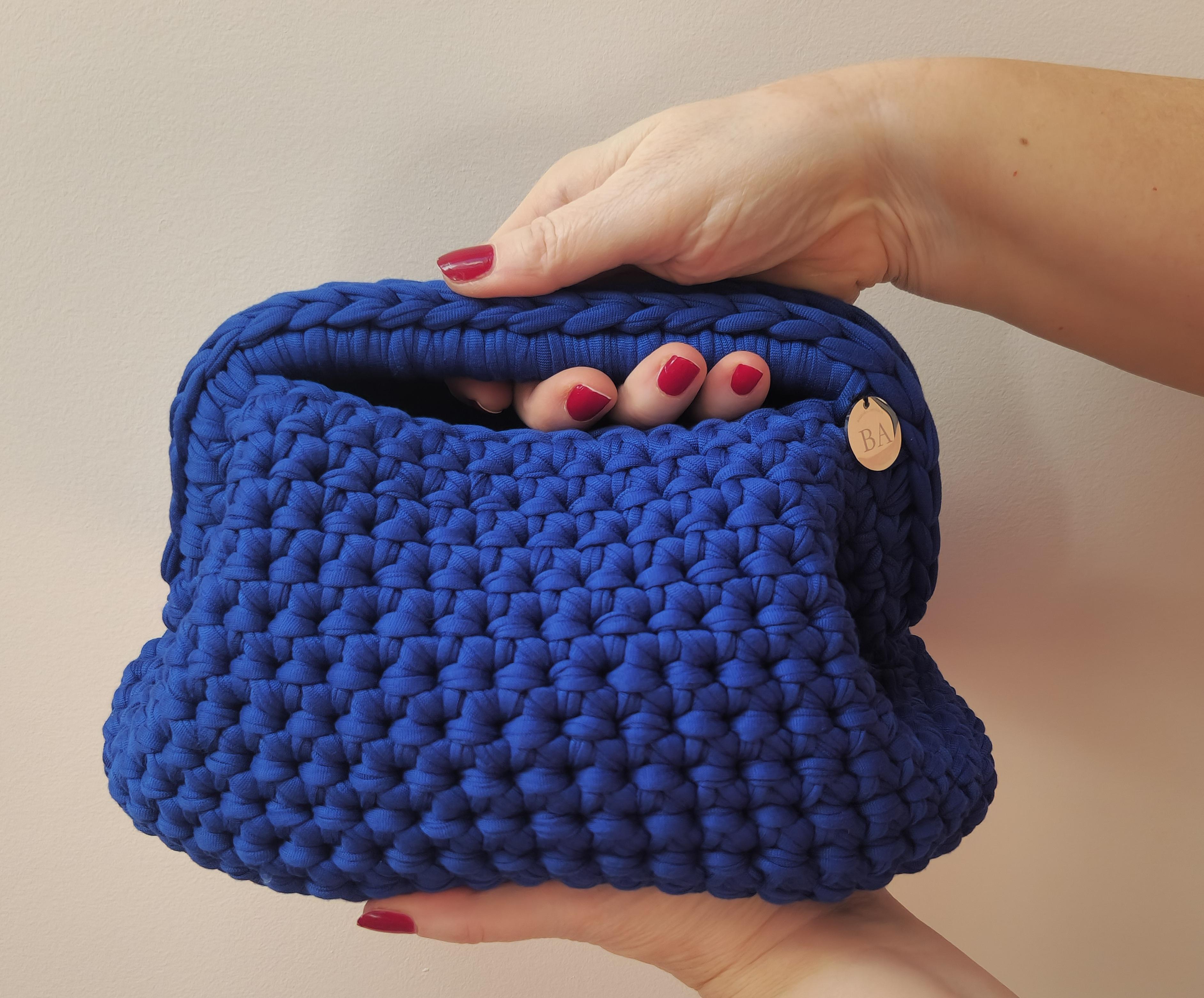 Bimba Medium Clutch Bag - Blue