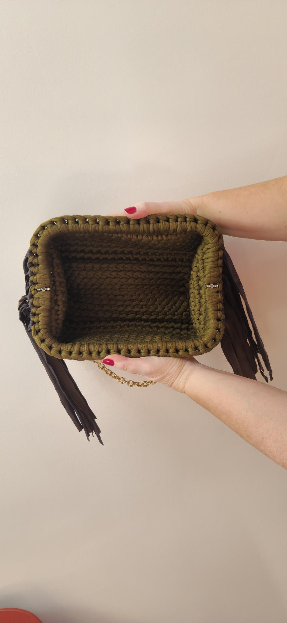 Baguette Large Clutch Bag - Musk Green