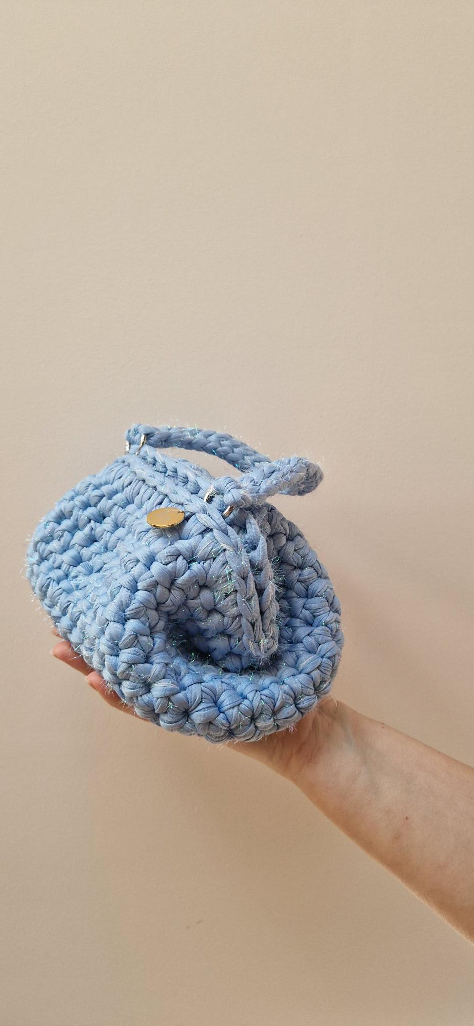 Bimba Small Clutch Bag - Sparkling Light Blue