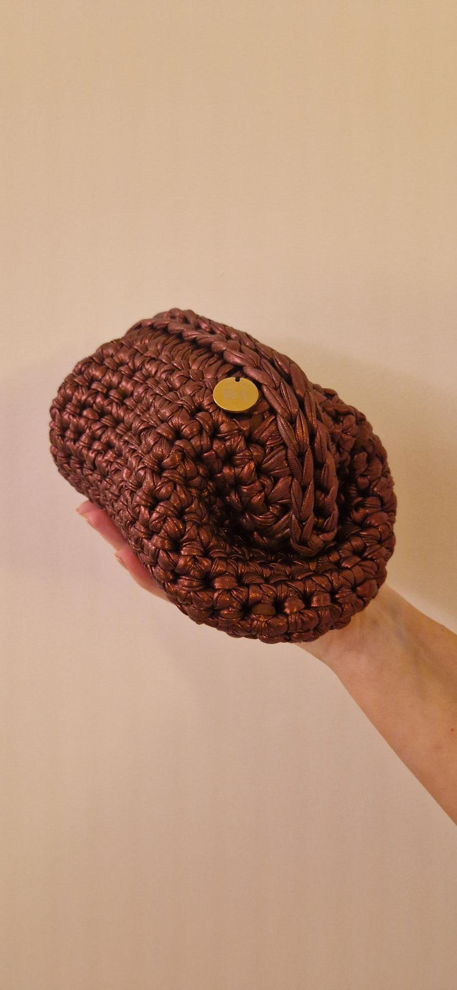 Bimba Small Clutch Bag - Copper