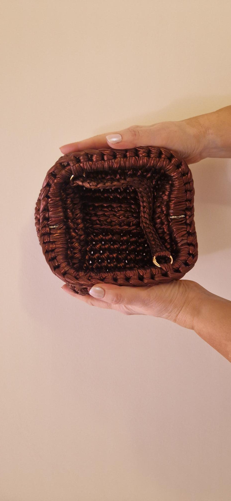 Bimba Small Clutch Bag - Copper