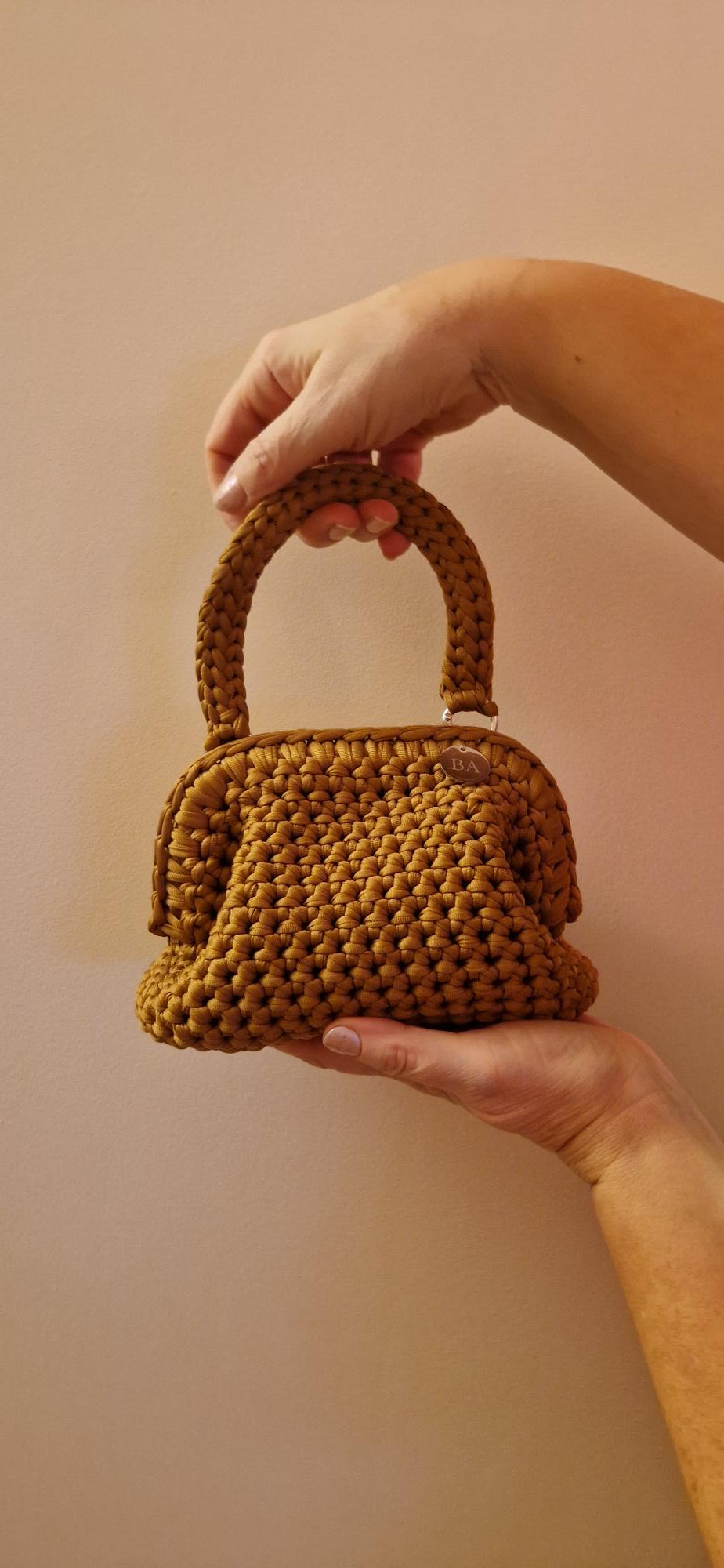 Bimba Small Clutch Bag - Camel Brown