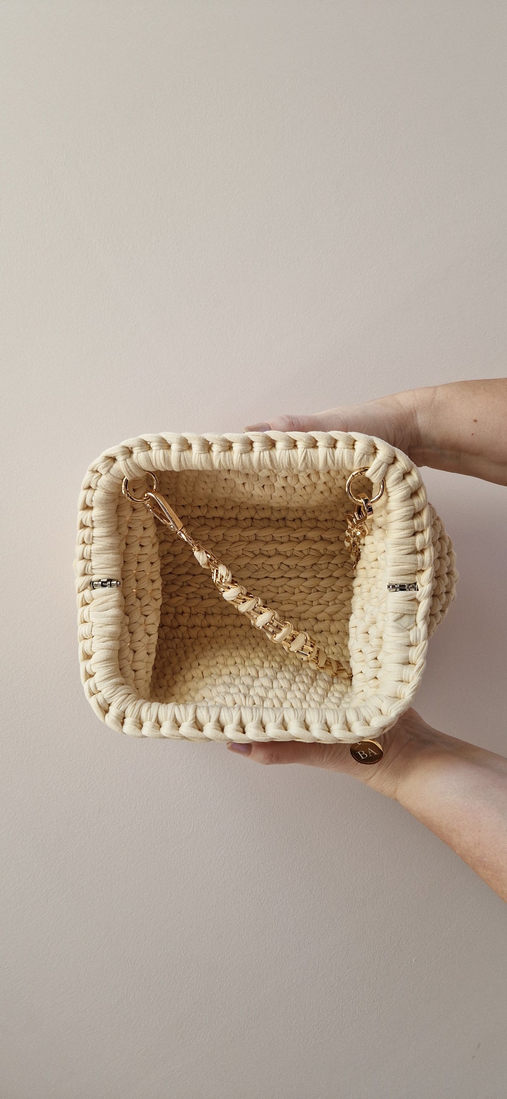 Bimba Medium Clutch Bag - Buttery White