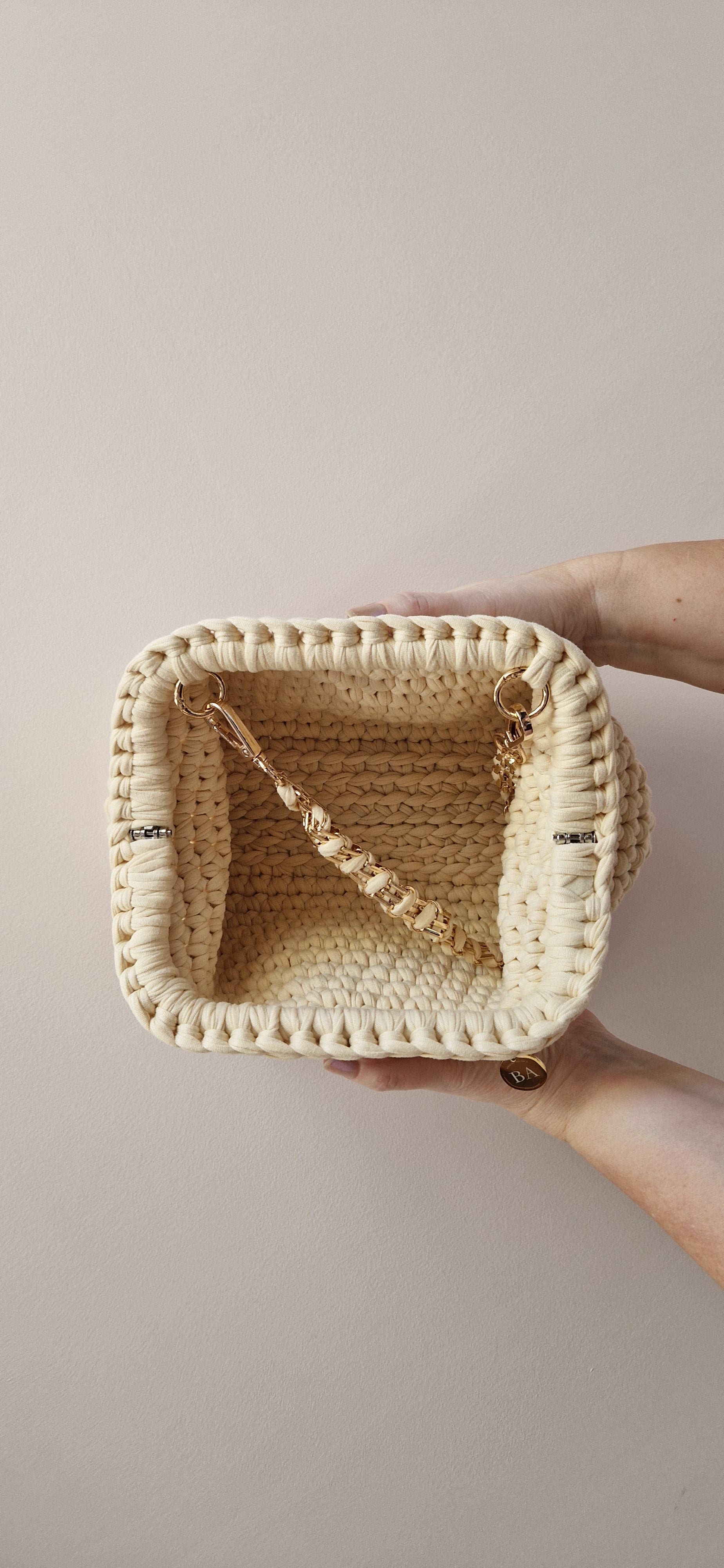 Bimba Medium Clutch Bag - Buttery White