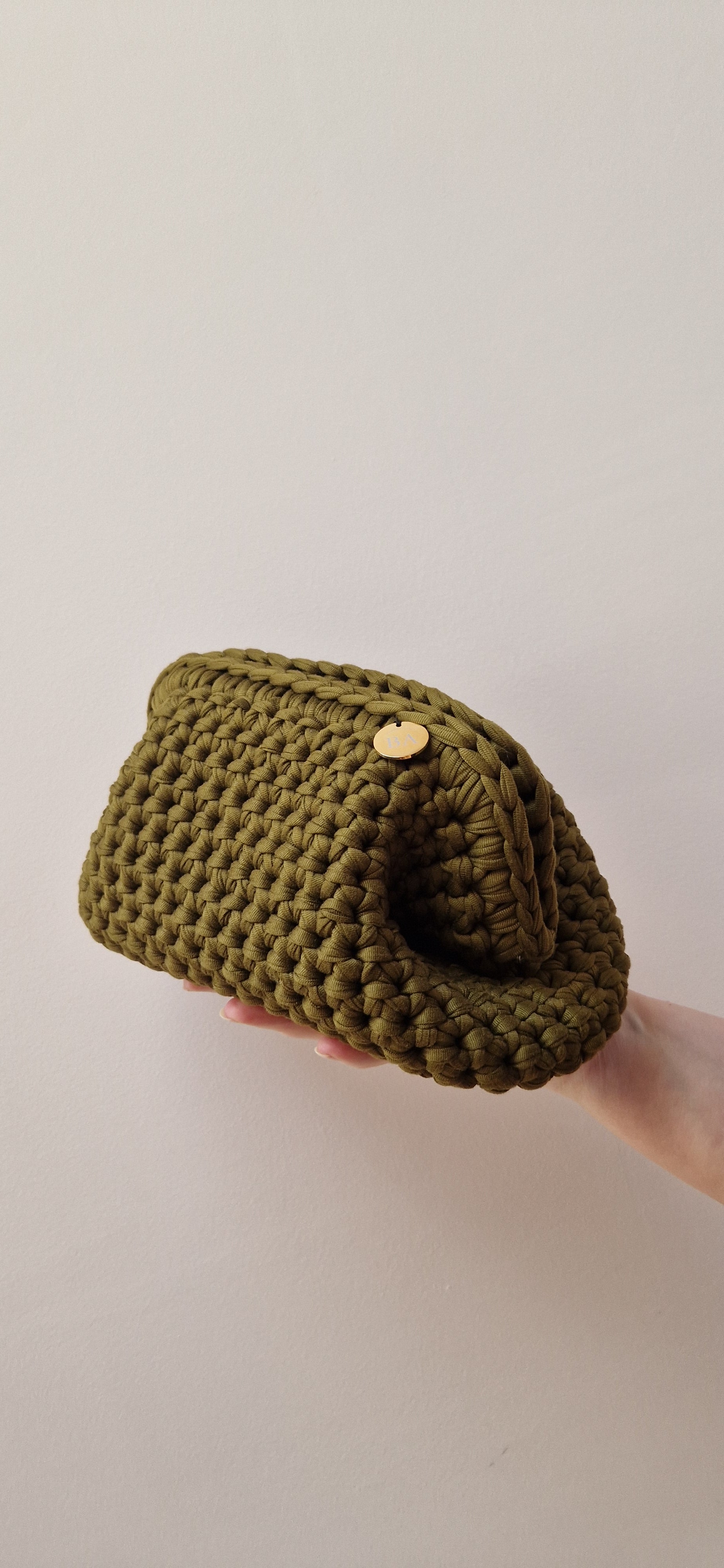 Bimba Medium Clutch Bag - Musk Green